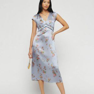 NWT Reformation Kaye Silk Dress Size 2